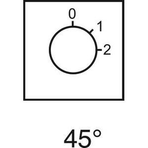 ETIQUETTE POUR COMMUTATEUR A CAME 0 A 2 46 X 46 MM