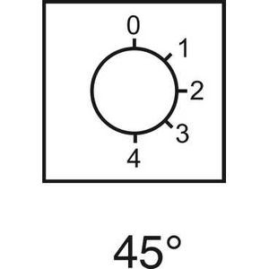 ETIQUETTE POUR COMMUTATEUR A CAME 0 A 4 46 X 46 MM