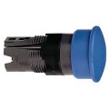 tête pour bouton poussoir diam 24 mm diam 16 bleu