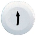 capsule lisse flèche haute blanc pour poussoir rond diam 16