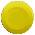 capsule lisse jaune pour poussoir rond diam 16
