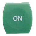 capsule lisse ON vert pour poussoir carré diam 16