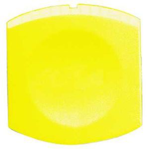 capsule lisse jaune pour poussoir lumineux carré diam 16