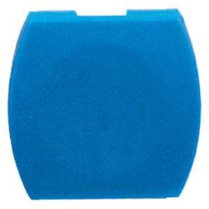 capsule lisse bleu pour poussoir lumineux carré diam 16