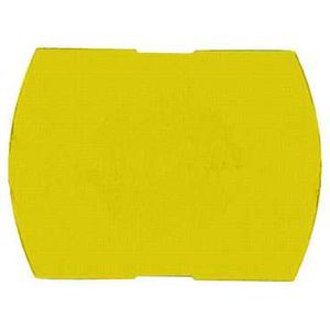 capsule lisse jaune pour poussoir rectangulaire diam 16