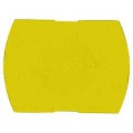 capsule lisse jaune pour poussoir rectangulaire diam 16