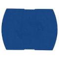 capsule lisse bleu pour poussoir rectangulaire diam 16