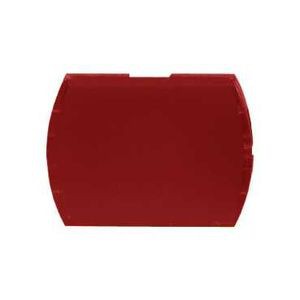 capsule lisse rouge pour voyant rectangulaire diam 16