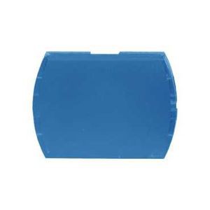 capsule lisse bleu pour voyant rectangulaire diam 16