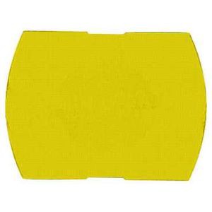 capsule lisse jaune pour poussoir lumineux rectangulaire diam 16