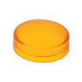 Harmony cabochon lisse - orange - pour poussoir lumineux rond Ø22