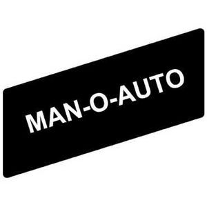 Harmony étiquette - Ø22 - 8 x 27 mm - MAN-O-AUTO