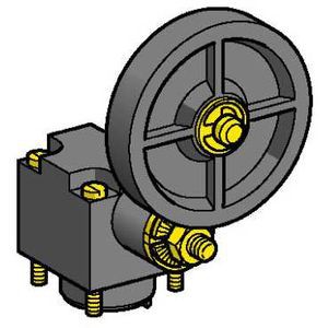 tête pour interrupteur de position ZCKD levier à galet diam 50 mm