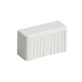 Racc.goulotte p/bte 80x80 blanc