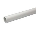 Mureva tube - conduit - plain ends - grey - 3 m - Ø40 mm