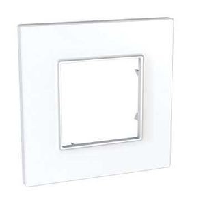 Schneider Altira plaque icône 1 poste - blanc polaire