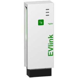 Evlink borne de recharge parking 1xT3 Borne sur pied 22kW avec RFID