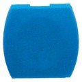 Capsule lisse bleu pour poussoir lumineux carré diam 16