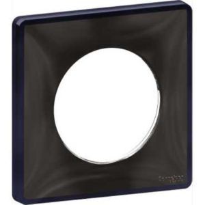 Odace You Noir, Plaque De Finition Support Anthracite 1 Poste