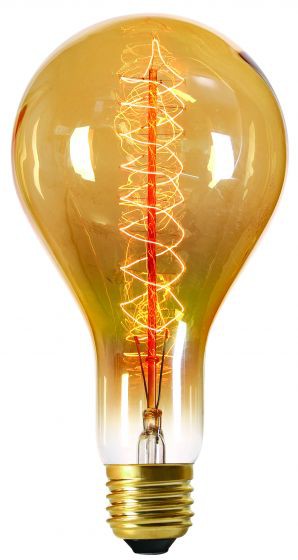 Girard sudron - LAMPE FILAMENT ME?TALLIQUE SPIRALE 240MM 40W E27 2000K 130LM AMBRE