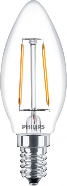 Classic LEDcandle Filament 2-25W E14 2700K Claire