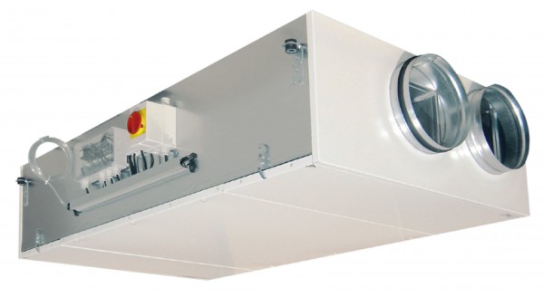 Centrale double flux extra-plate FLAT régulation TAC 4  intégrée 1600 m3/h. (CAD HR FLAT 1600 TAC4)