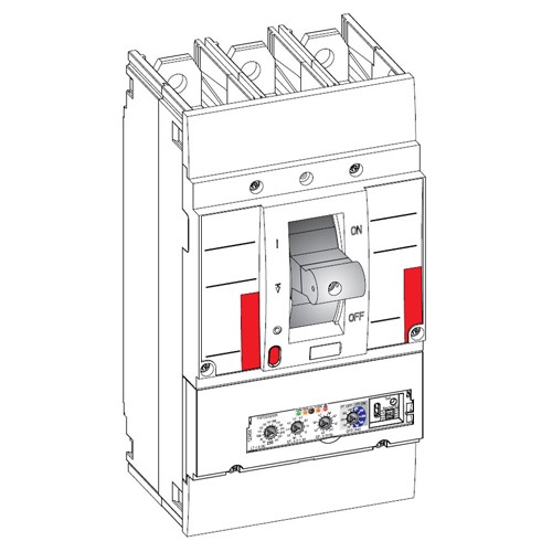 Record plus fg630-disjoncteur complet-3 poles-150ka-premeon s-s(i)-400a-fgl37dn4