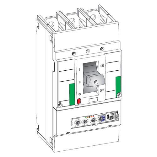 Record plus fg630-disjoncteur complet-3 poles-80ka-premeon s-ls(i)g-630a-fgh37dd