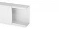 TA-E 150X80 W0 - Goulotte Non Cloisonnable 1 Couvercle TA-E Blanc