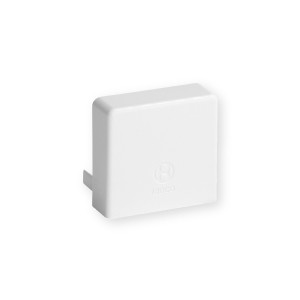 LAN 40X40 W0 - Embout Goulotte  Distribution TA-E Blanc