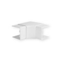 NIAV 60X60 W0 - Angle Intérieur Variable 70/120° Goulotte TA-E/G Blanc