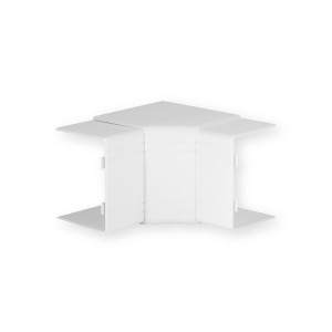 NIAV 80X60 W0 - Angle Intérieur Variable 70/120° Goulotte TA-E/G Blanc