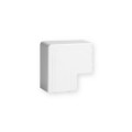 NPAN 80X60 W0 - Angle Plat Goulotte Distribution TA-E/TA-G Blanc