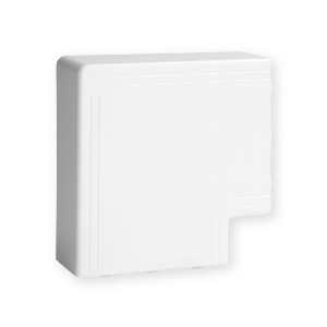 NPAN 150X60 W0 - Angle Plat Goulotte Distribution TA-E/TA-G Blanc