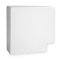 NPAN 200X80 W0 - Angle Plat Goulotte Distribution TA-E/TA-G Blanc