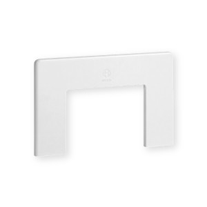 RQM 80 W0 - Embout Passage Mur Goulotte Distribution TAE/TA-G Blanc
