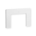 RQM 100 W0 - Embout Passage Mur Goulotte Distribution TAE/TA-G Blanc