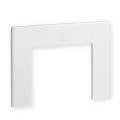 RQM 120 W0 - Embout Passage Mur Goulotte Distribution TAE/TA-G Blanc