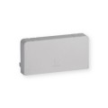 LAN 80X40 G - Embout Goulotte  Distribution TA-E Gris