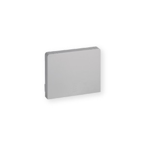 LAN 100X80 G - Embout Goulotte  Distribution TA-E Gris