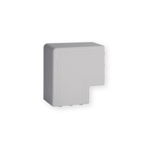 NPAN 100X80 G - Angle Plat Goulotte Distribution TA-E Gris