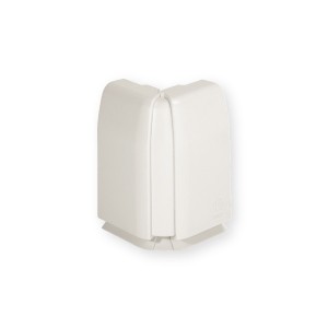 AEBN W - Angle Extérieur Variable 70/120° Plinthe TBN Blanc