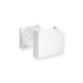 NPAN-F 90X55 W0 - Angle Plat avec Fond  Goulotte d'Installation TA-C45 Blanc