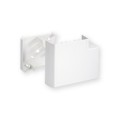 NPAN-F 134X55 W0 - Angle Plat avec Fond  Goulotte d'Installation TA-C45 Blanc