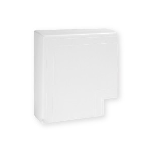 NPAN 164X55 W0 - Angle Plat Goulotte d'Installation TA-C45 Blanc