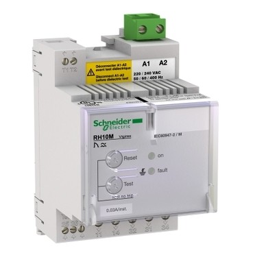 Schneider Electric Vigirex Rh10M 12-24Vac/12-48Vcc Sensibilité 1A - Instantané