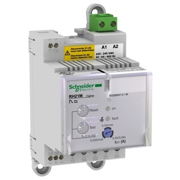 Schneider Electric Vigirex Rh21M 440-525Vac Sensibilité 0,03A/0,3A Instantané