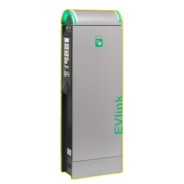 Evlink city - borne - 22kw - 2xt2s tri 32a + 2x2p+t - rfid + détection