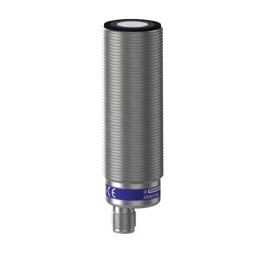 Osisense xx - détecteur ultrason - inox - cylindrique m30 droit - 1m pnp