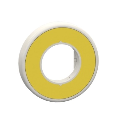 Harmony - étiquette lumineuse rouge - Ø60 - logo en13850 - fond jaune - 120v